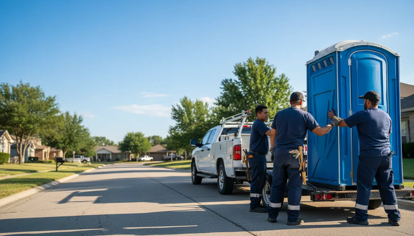 Portable Toilet Rental in Mcdade, TX near me
